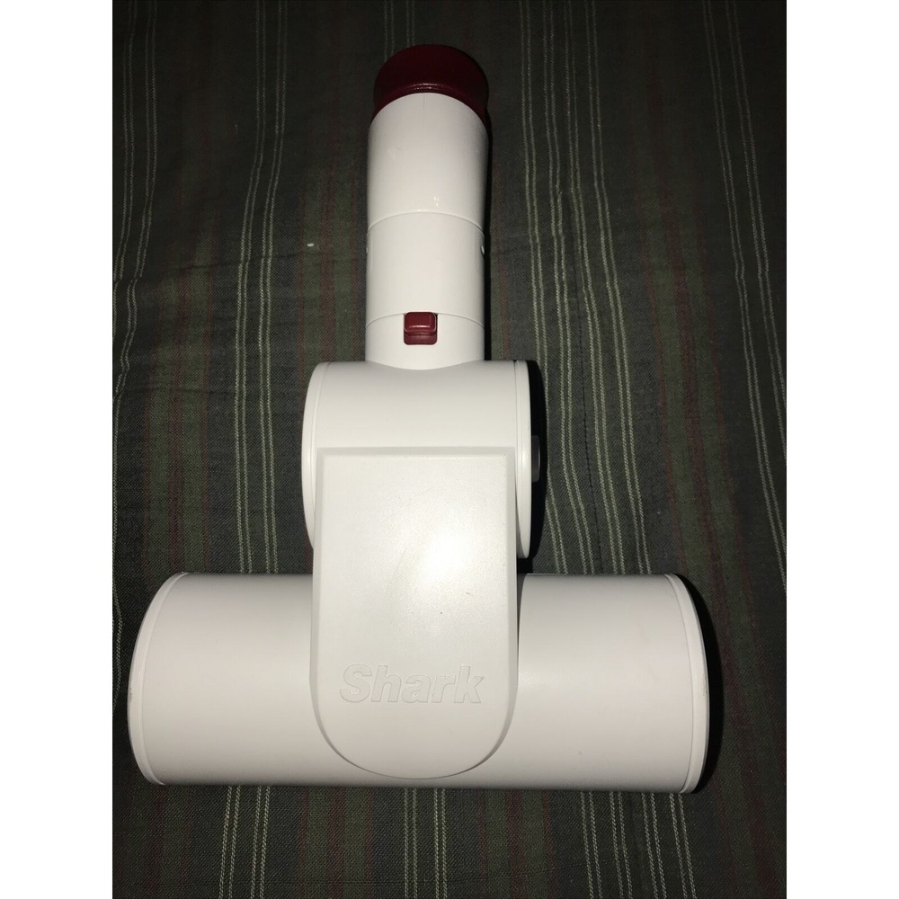 Shark Motorized Brush Head White Maroon Vacuum Attachment Pet Hair Tool